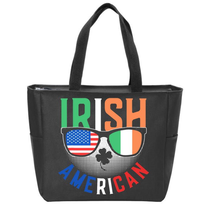 Irish American Ireland Family Roots Us Usa America St Zip Tote Bag