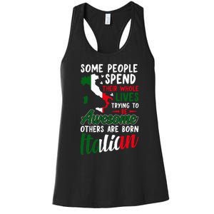 Italian Awesome Italy Roots Women's Racerback Tank