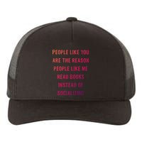 Introvert Antisocial Id Rather Be Reading Gift Yupoong Adult 5-Panel Trucker Hat