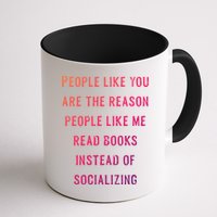 Introvert Antisocial Id Rather Be Reading Gift Mug
