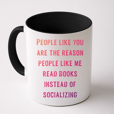Introvert Antisocial Id Rather Be Reading Gift Mug