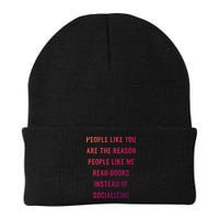 Introvert Antisocial Id Rather Be Reading Gift Beanie