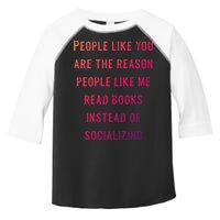 Introvert Antisocial Id Rather Be Reading Gift Toddler Fine Jersey T-Shirt