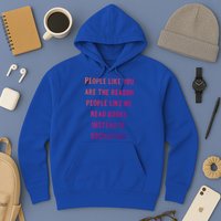 Introvert Antisocial Id Rather Be Reading Gift Hoodie