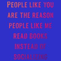 Introvert Antisocial Id Rather Be Reading Gift 16 in Basic Backpack