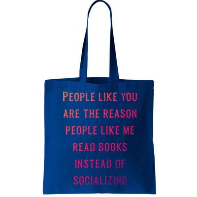 Introvert Antisocial Id Rather Be Reading Gift Bag