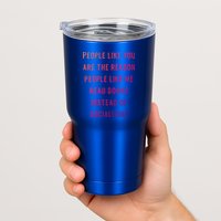 Introvert Antisocial Id Rather Be Reading Gift Tumbler