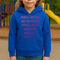 Introvert Antisocial Id Rather Be Reading Gift Kids Hoodie