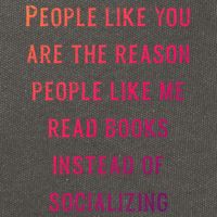 Introvert Antisocial Id Rather Be Reading Gift Cotton Canvas Backpack
