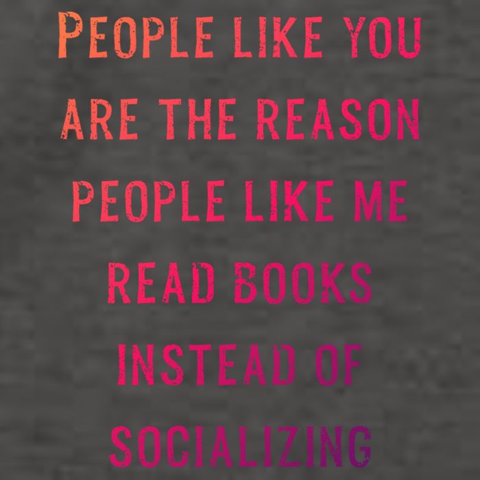 Introvert Antisocial Id Rather Be Reading Gift Vector Backpack