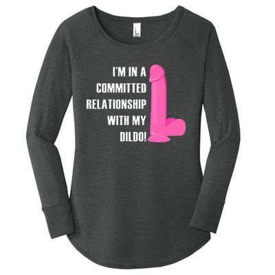 I Am In A Fixed Relationship To My Dildo Women's Perfect Tri Tunic Long Sleeve Shirt