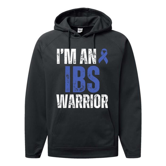 Im An Ibs Warrior Irritable Bowel Syndrome Warrior Performance Fleece Hoodie