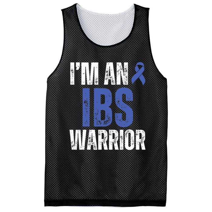 Im An Ibs Warrior Irritable Bowel Syndrome Warrior Mesh Reversible Basketball Jersey Tank