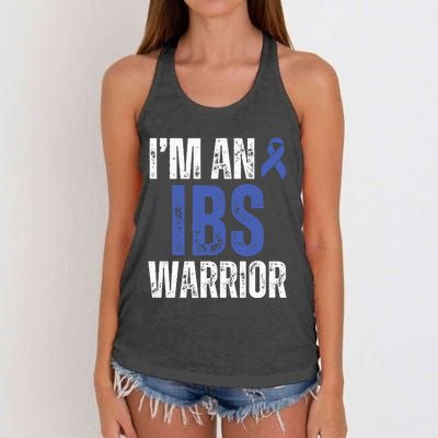 Im An Ibs Warrior Irritable Bowel Syndrome Warrior Women's Knotted Racerback Tank