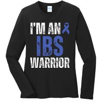 Im An Ibs Warrior Irritable Bowel Syndrome Warrior Ladies Long Sleeve Shirt