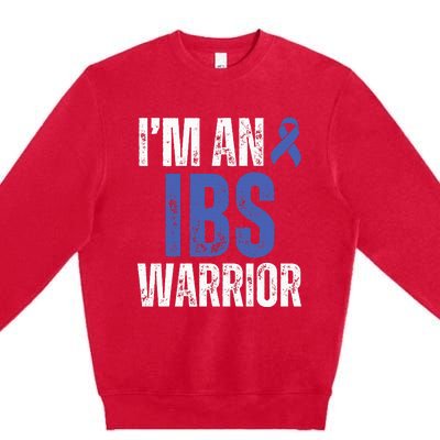 Im An Ibs Warrior Irritable Bowel Syndrome Warrior Premium Crewneck Sweatshirt