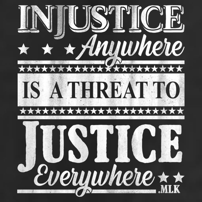 Injustice Anywhere Is A Threat To Justice Everywhere MLK Trucker Hat