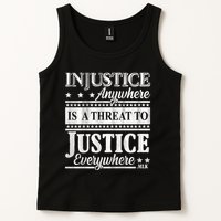 Injustice Anywhere Is A Threat To Justice Everywhere MLK Tank Top