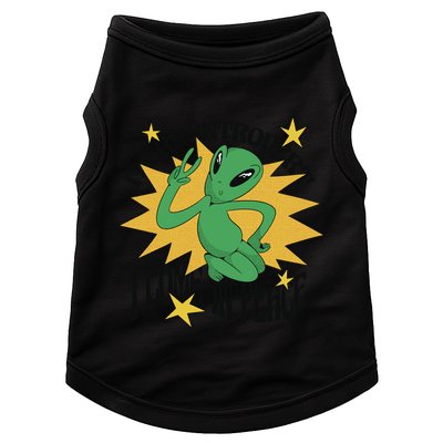 I'm An Introvert I Come In Peace Alien Doggie Tank