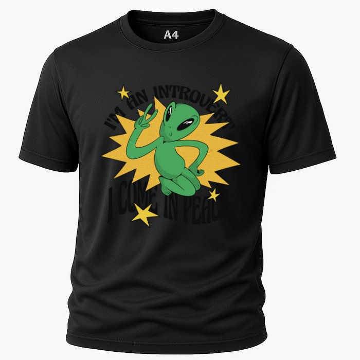 I'm An Introvert I Come In Peace Alien Performance Shirt
