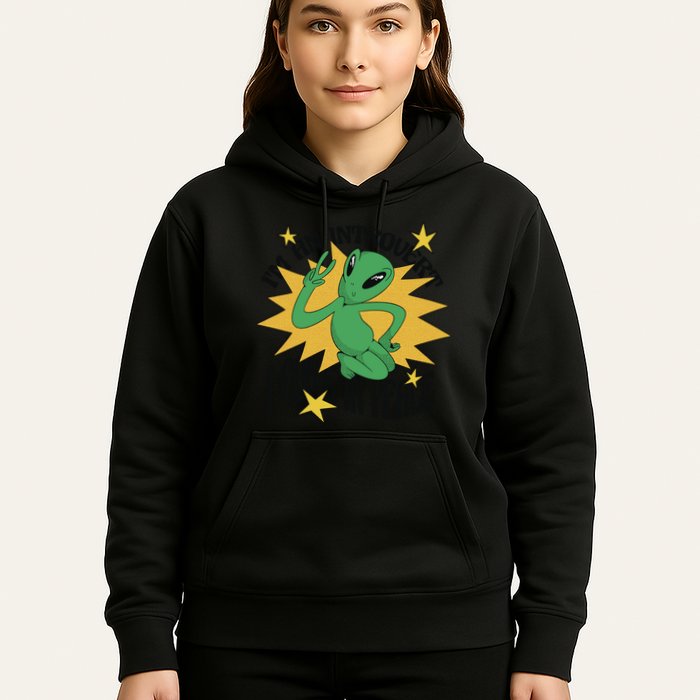 I'm An Introvert I Come In Peace Alien Hoodie