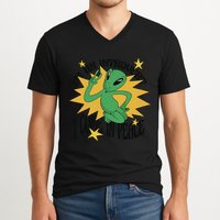 I'm An Introvert I Come In Peace Alien V-Neck T-Shirt
