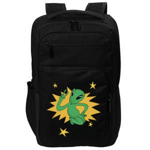 I'm An Introvert I Come In Peace Alien Impact Tech Backpack