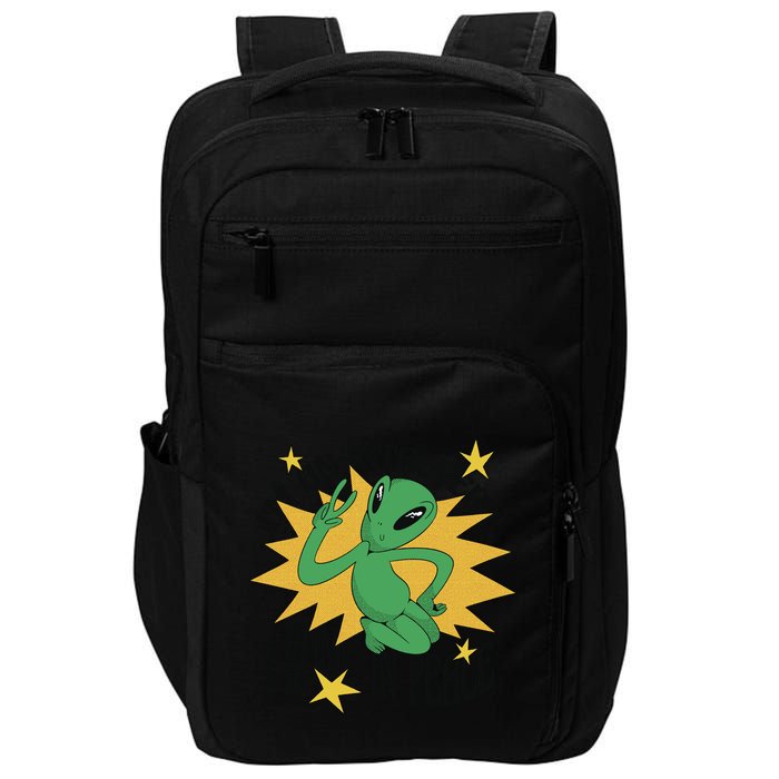 I'm An Introvert I Come In Peace Alien Impact Tech Backpack