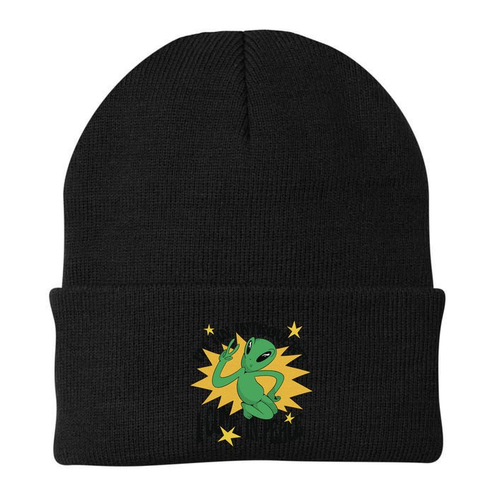 I'm An Introvert I Come In Peace Alien Beanie