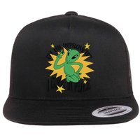 I'm An Introvert I Come In Peace Alien Flat Bill Trucker Hat