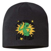 I'm An Introvert I Come In Peace Alien Sustainable Beanie