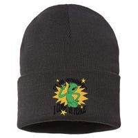 I'm An Introvert I Come In Peace Alien Sustainable Knit Beanie