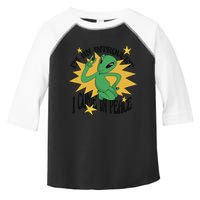I'm An Introvert I Come In Peace Alien Toddler Fine Jersey T-Shirt