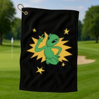 I'm An Introvert I Come In Peace Alien Golf Towel