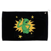 I'm An Introvert I Come In Peace Alien Grommeted Golf Towel