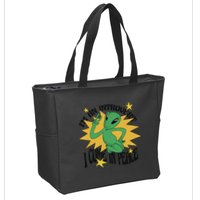 I'm An Introvert I Come In Peace Alien Zip Tote Bag