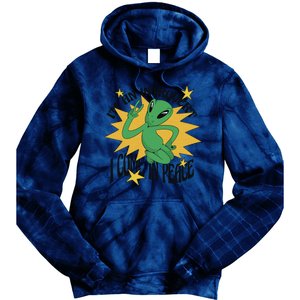 I'm An Introvert I Come In Peace Alien Tie Dye Hoodie