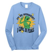 I'm An Introvert I Come In Peace Alien Long Sleeve Shirt
