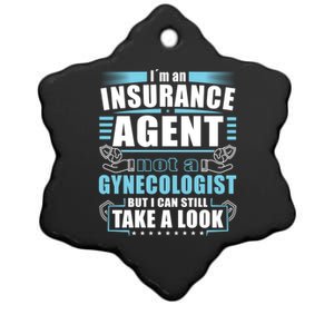 I´m An Insurance Agent Great Gift Funny Insurance Broker Great Gift Ceramic Star Ornament