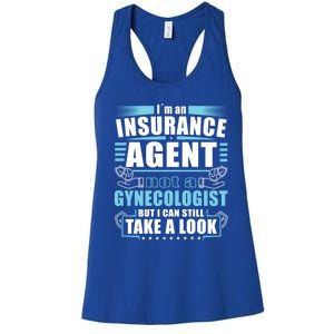 I´m An Insurance Agent Great Gift Funny Insurance Broker Great Gift Women's Racerback Tank