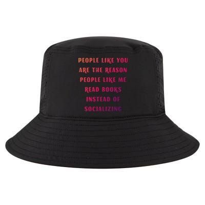 Introvert Antisocial Id Rather Be Reading Gift Cool Comfort Performance Bucket Hat