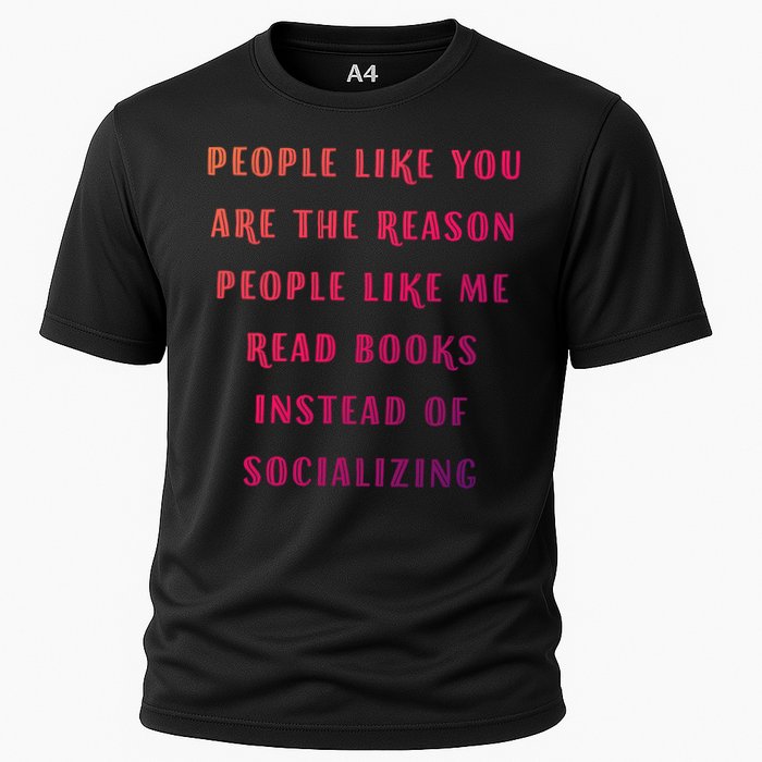 Introvert Antisocial Id Rather Be Reading Gift Performance Shirt