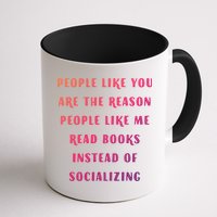Introvert Antisocial Id Rather Be Reading Gift Mug