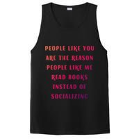 Introvert Antisocial Id Rather Be Reading Gift PosiCharge Competitor Tank