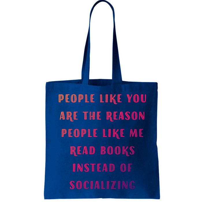 Introvert Antisocial Id Rather Be Reading Gift Bag
