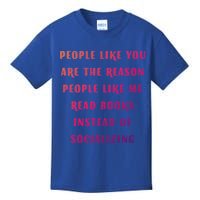 Introvert Antisocial Id Rather Be Reading Gift Kids T-Shirt
