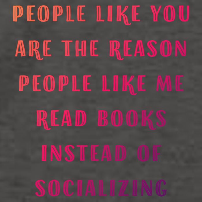 Introvert Antisocial Id Rather Be Reading Gift Vector Backpack