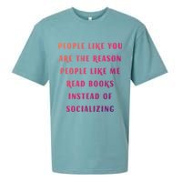 Introvert Antisocial Id Rather Be Reading Gift Sueded Cloud Jersey T-Shirt