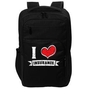 Insurance Agent I Love Financial Advisor Finance Organizer Impact Tech Backpack