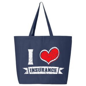 Insurance Agent I Love Financial Advisor Finance Organizer 25L Jumbo Tote